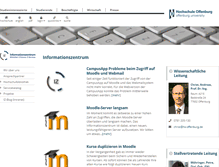 Tablet Screenshot of informationszentrum.fh-offenburg.de