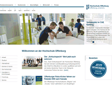 Tablet Screenshot of fh-offenburg.de